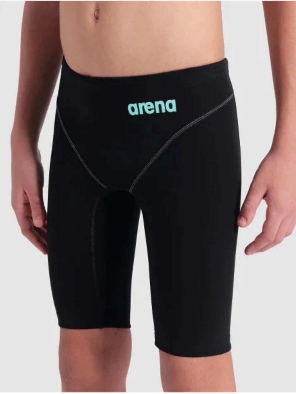 Arena Boys Arena Powerskin Impulso Jammer Junior Black/Teal Size 26 Brand New